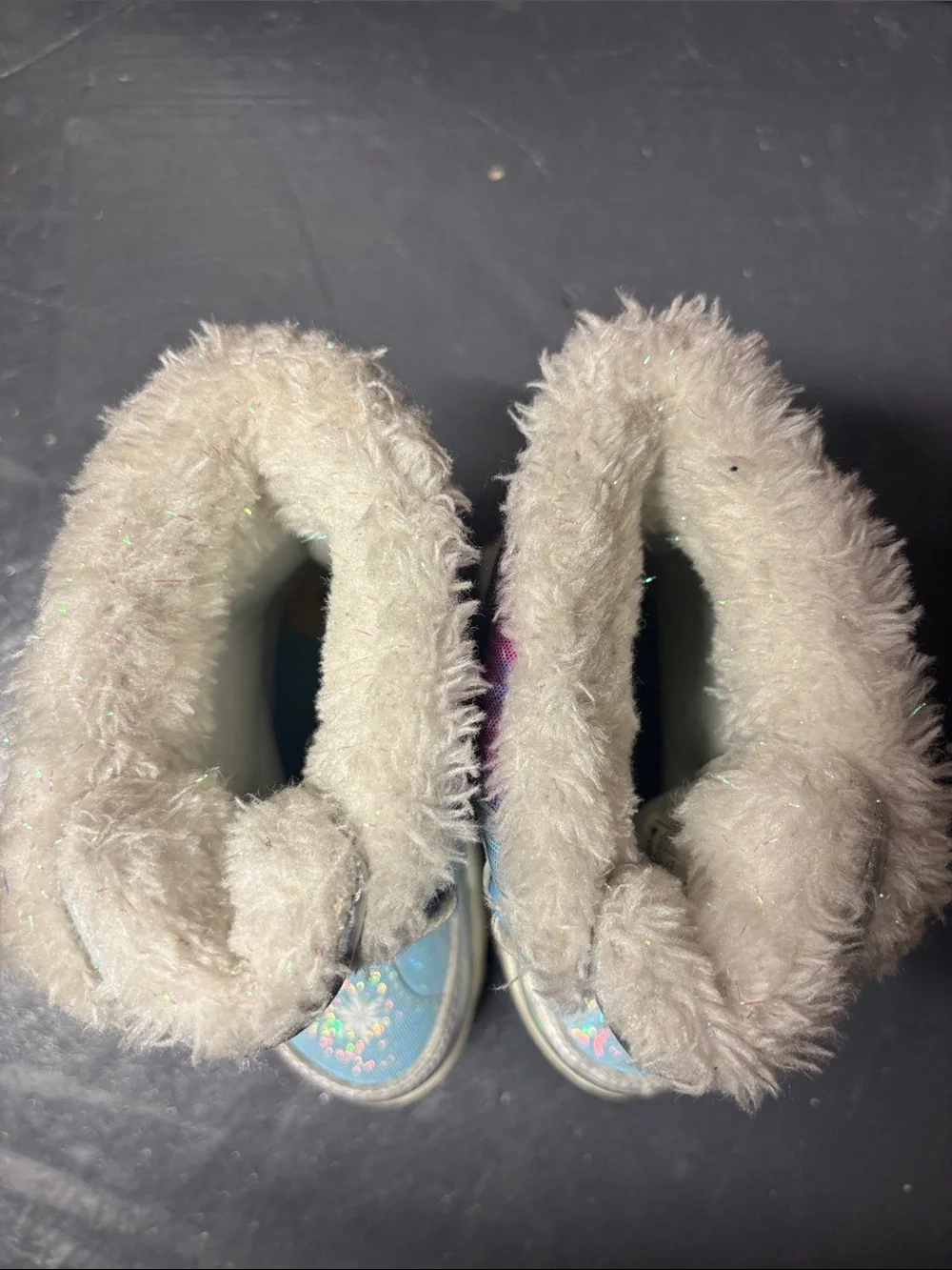 Girls' Snow Boots with Frozen 2 Characters - Blue & Pink